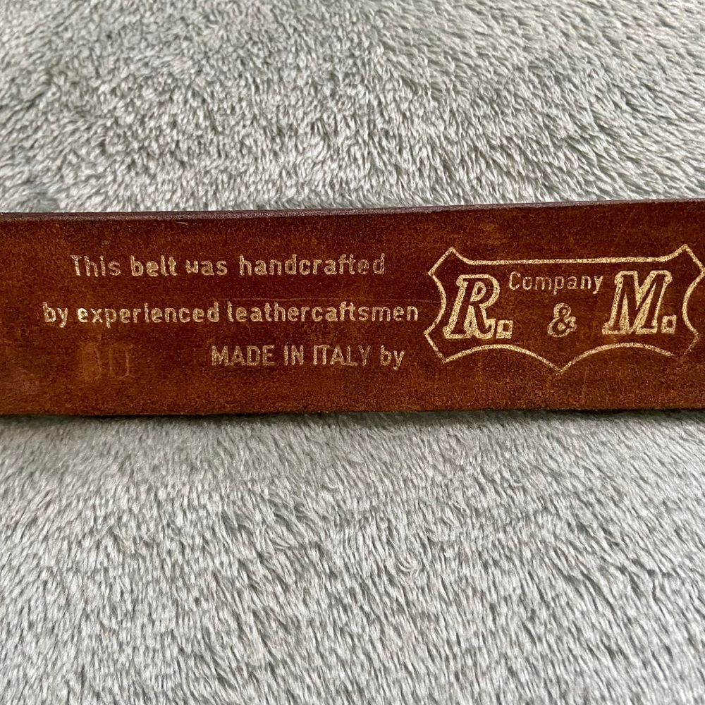 Ray-Ban Leather Belt - Made in Italy VINTAGE - Picture 3 of 9